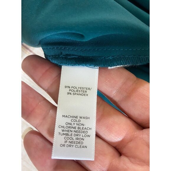 Loft Women's Green Flutter Sleeve Midi Dress - 12 - Picture 12 of 13